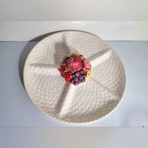 Vintage #TILSO #Japan #Dividedplate#fruitapplied
